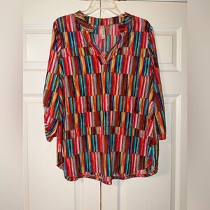 Dear Scarlett Colorful Striped Women's Blouse